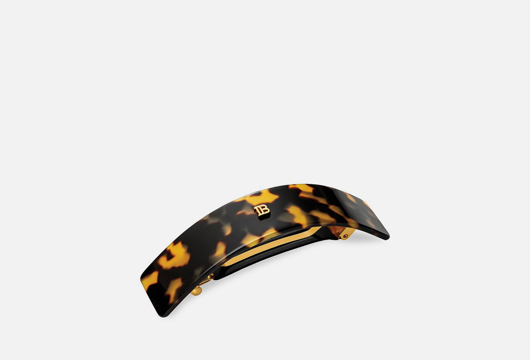 Balmain Paris Wide Hair clip Cellulose Acetate White