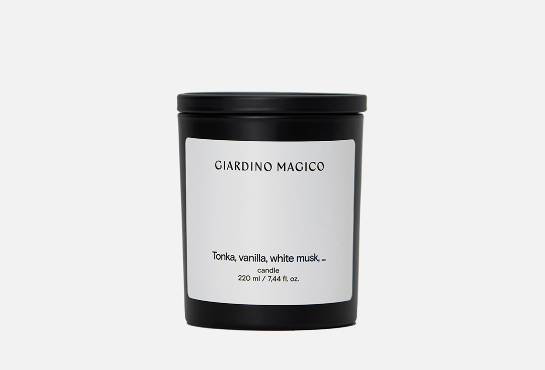 GIARDINO MAGICO Scented candle Tonka, vanilla, white musk