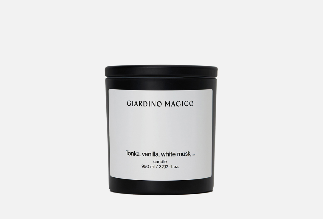 GIARDINO MAGICO Scented Candle Tonka, vanilla, white musk 950 ml GIARDINO MAGICO Scented Candle Tonka, vanilla, white musk