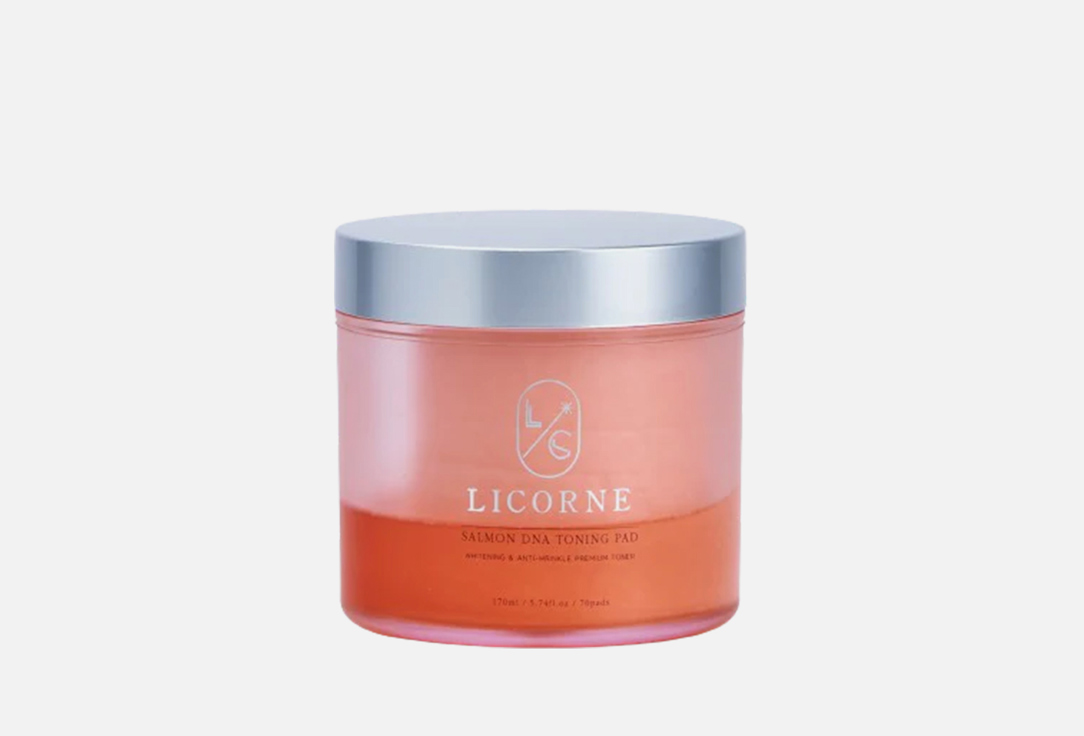 Licorne Toning pad Salmon dna 170 ml Licorne Toning pad Salmon dna