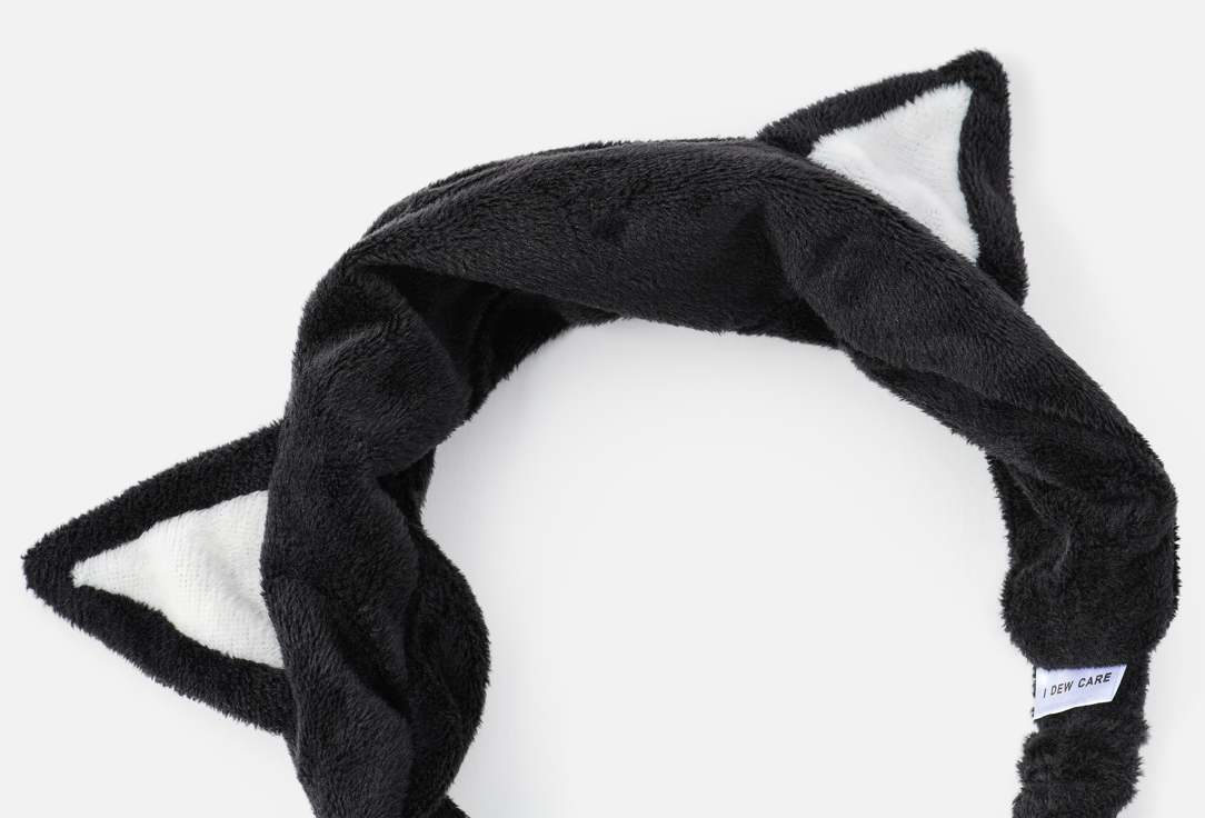 I DEW CARE Headband Black cat