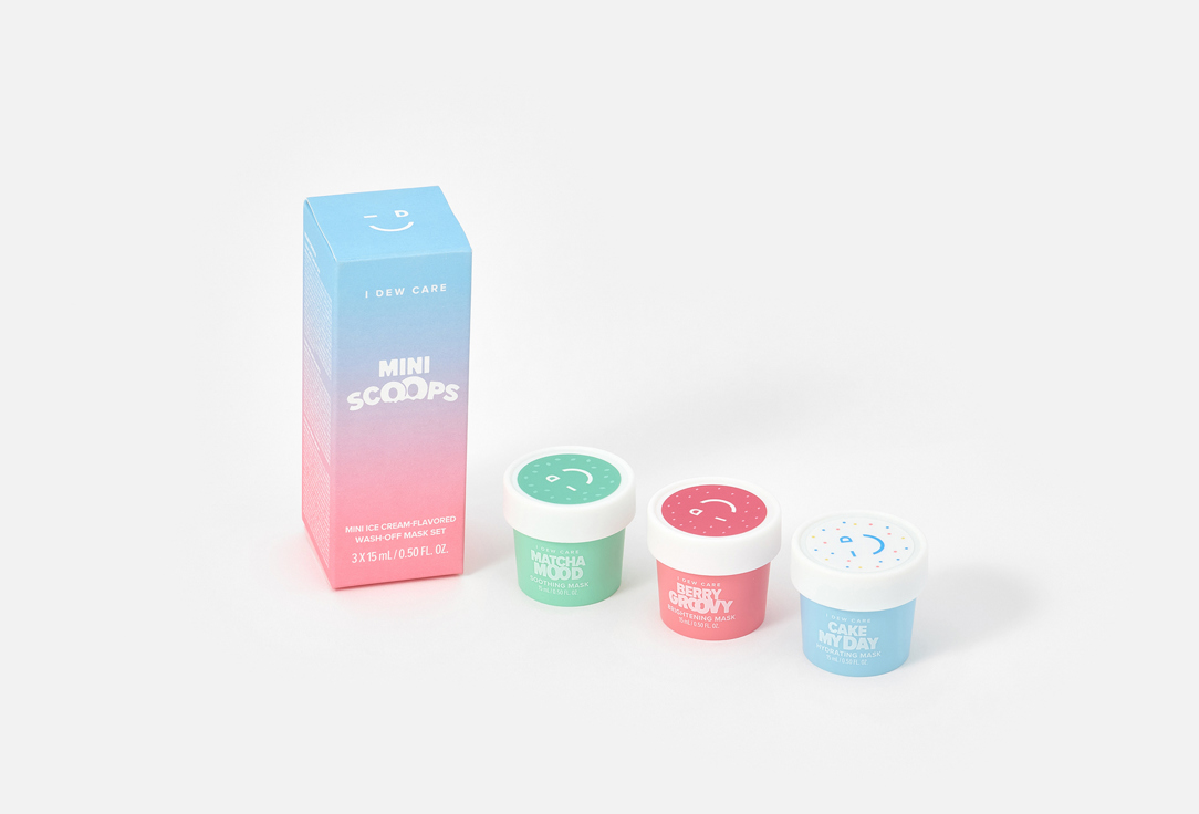 I DEW CARE Face Masks Set Mini Scoops
