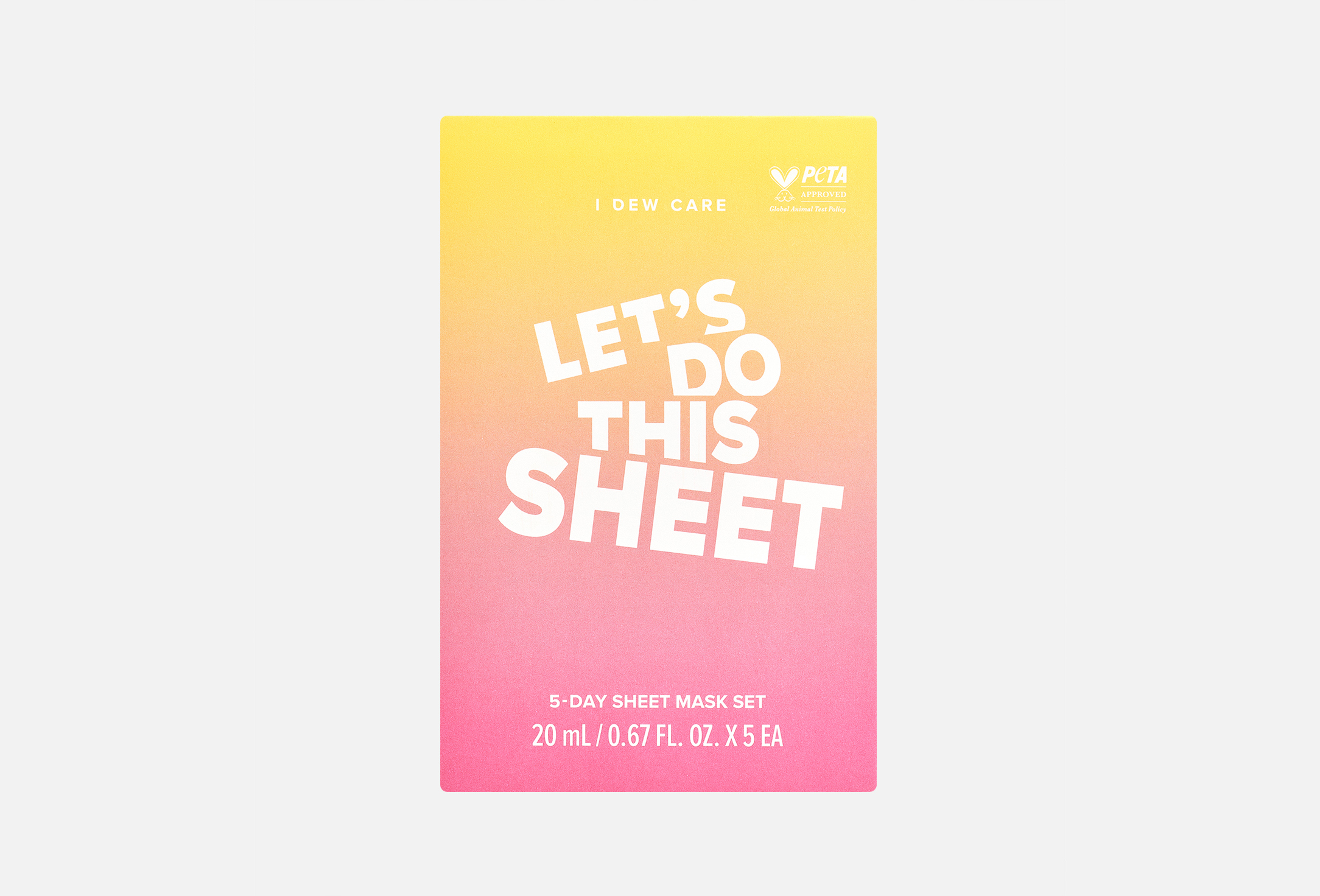 Let's do this  5 