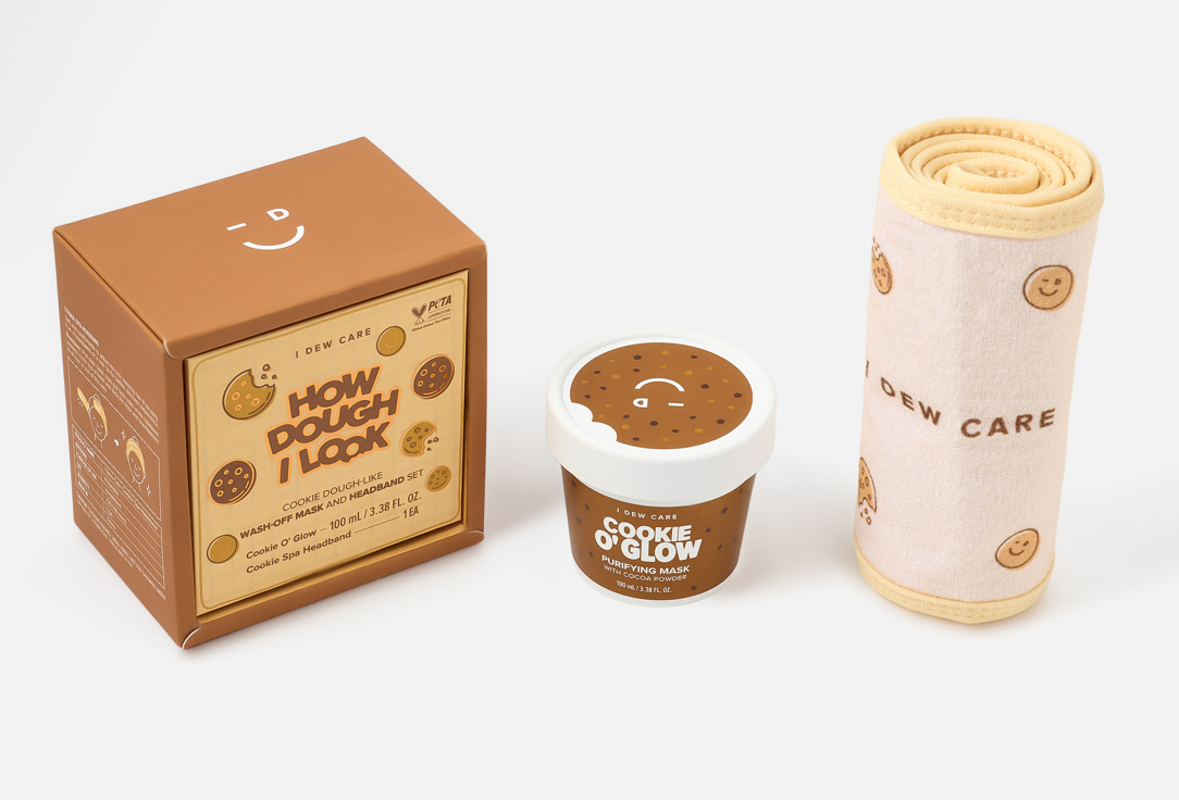 I DEW CARE Purifying Face Mask & Headband Set How dough i look