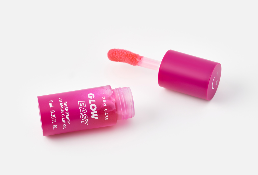 I DEW CARE Tinted Vitamin Lip Oil Glow Easy Raspberry