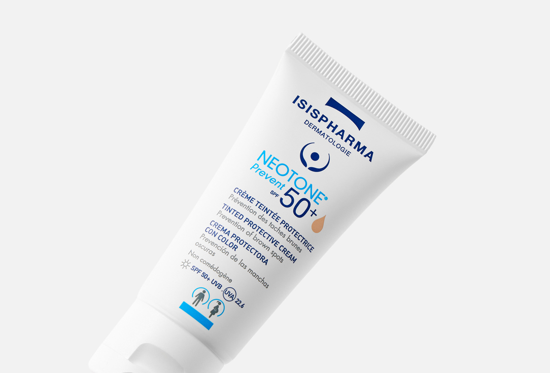 ISISPHARMA DERMATOLOGIE Anti-Pigmentation Sunscreen Tinted Face Cream SPF 50+ Neotone Prevent
