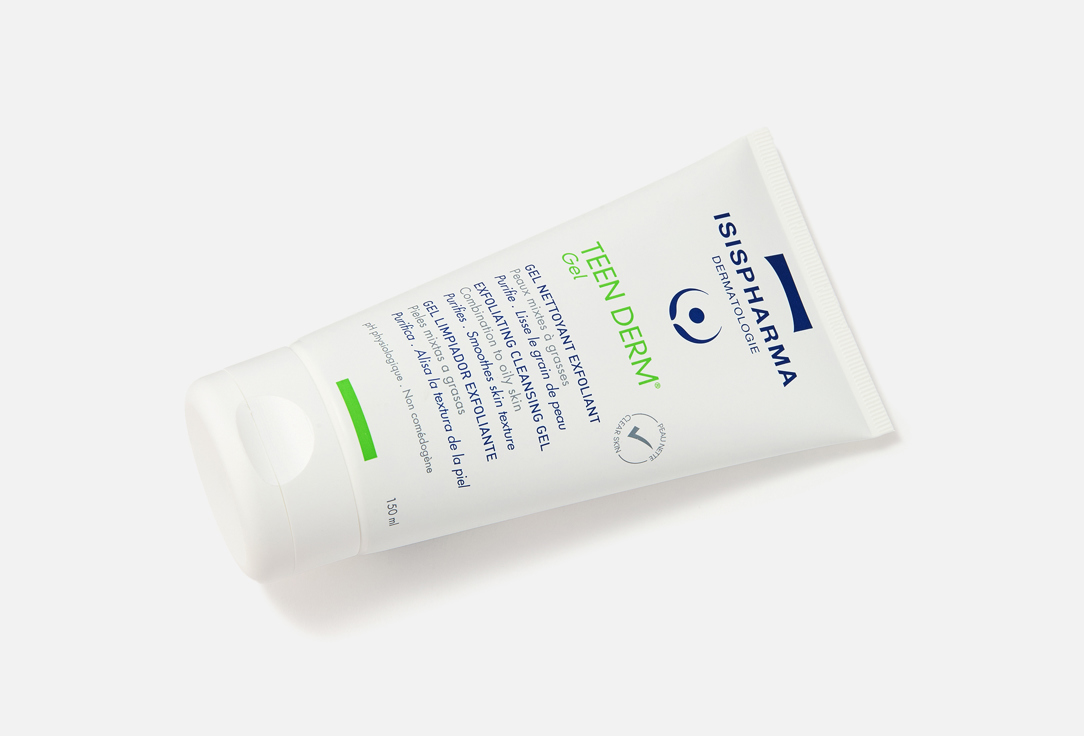 ISISPHARMA DERMATOLOGIE Exfoliating cleansing gel TEEN DERM Gel