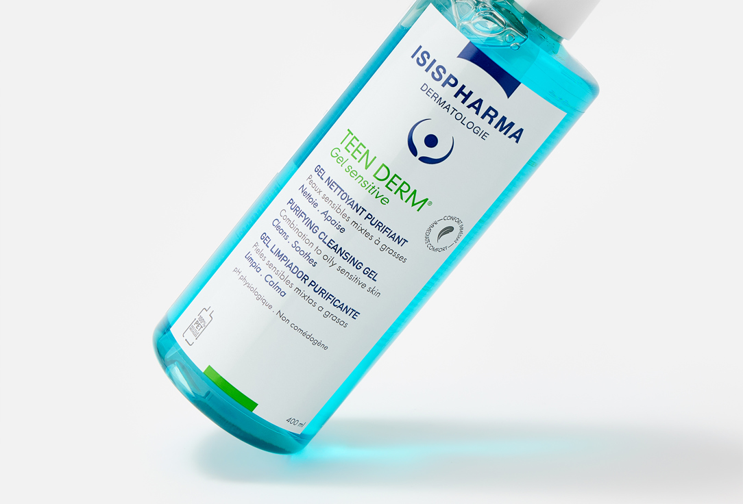 ISISPHARMA DERMATOLOGIE Cleansing gel Teen Derm Gel Sensitive