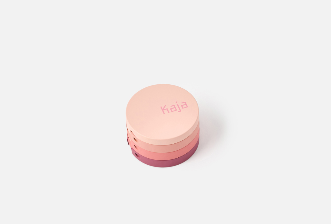 Kaja Stacked Bouncy Eyeshadow Trio Beauty Bento 07, Glowing guava 27 g Kaja Stacked Bouncy Eyeshadow Trio Beauty Bento