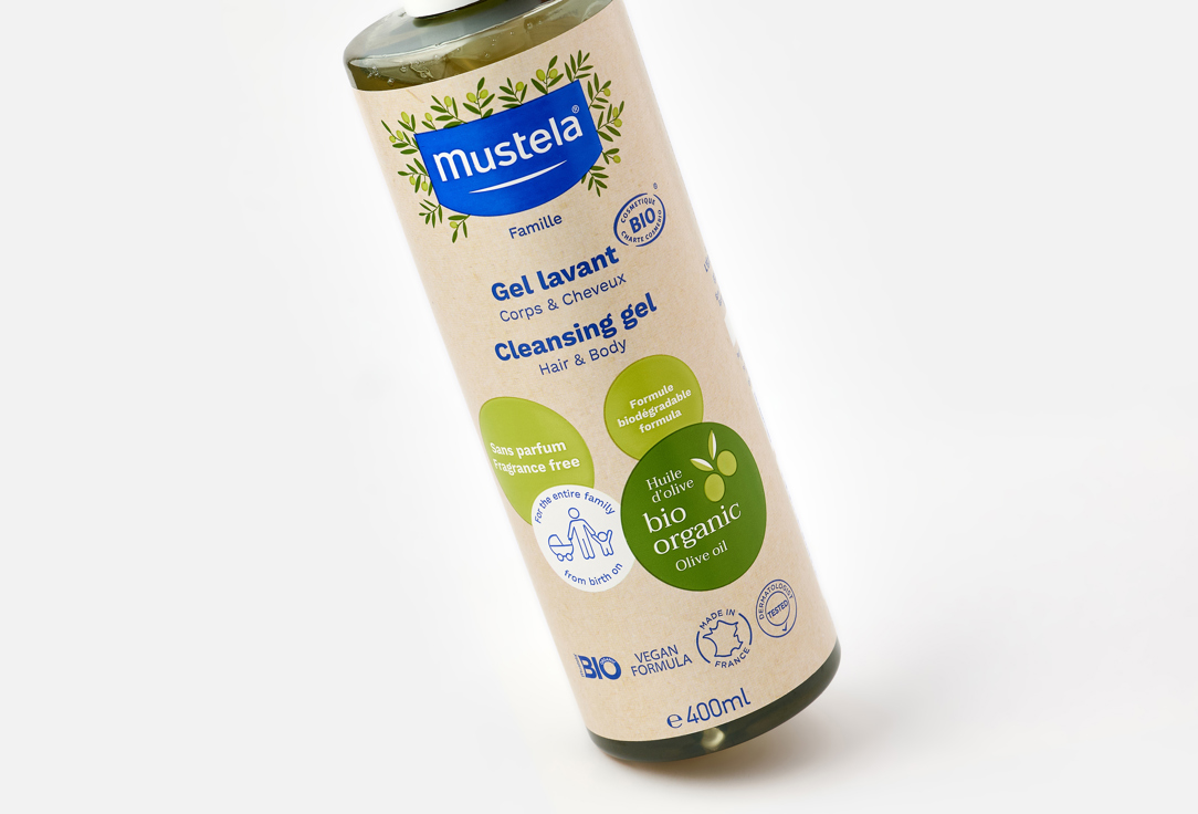 Mustela Baby Cleansing Gel Bio Organic 400 ml Mustela Baby Cleansing Gel Bio Organic