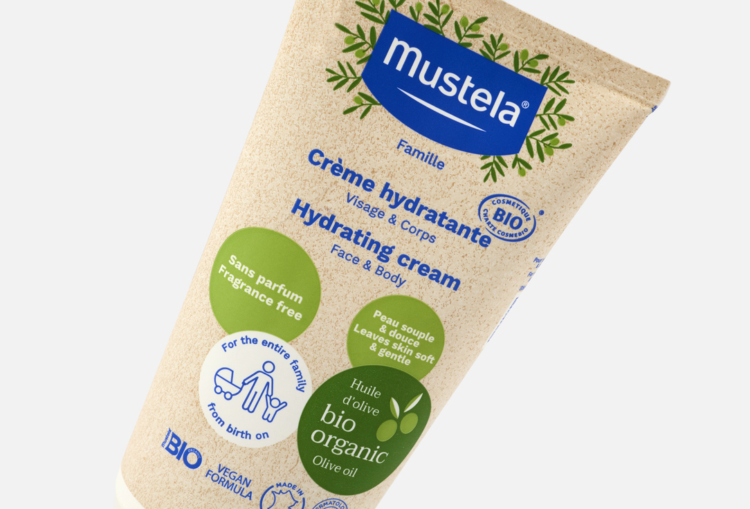 Mustela Face and body Hydrating Cream Bio Organic