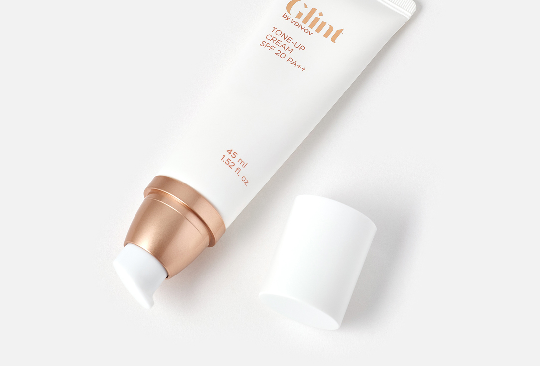 Glint Moisturizing & Smoothing Face Сream SPF20 PA++ Tone-up Cream 45 ml Glint Moisturizing & Smoothing Face Сream SPF20 PA++ Tone-up Cream