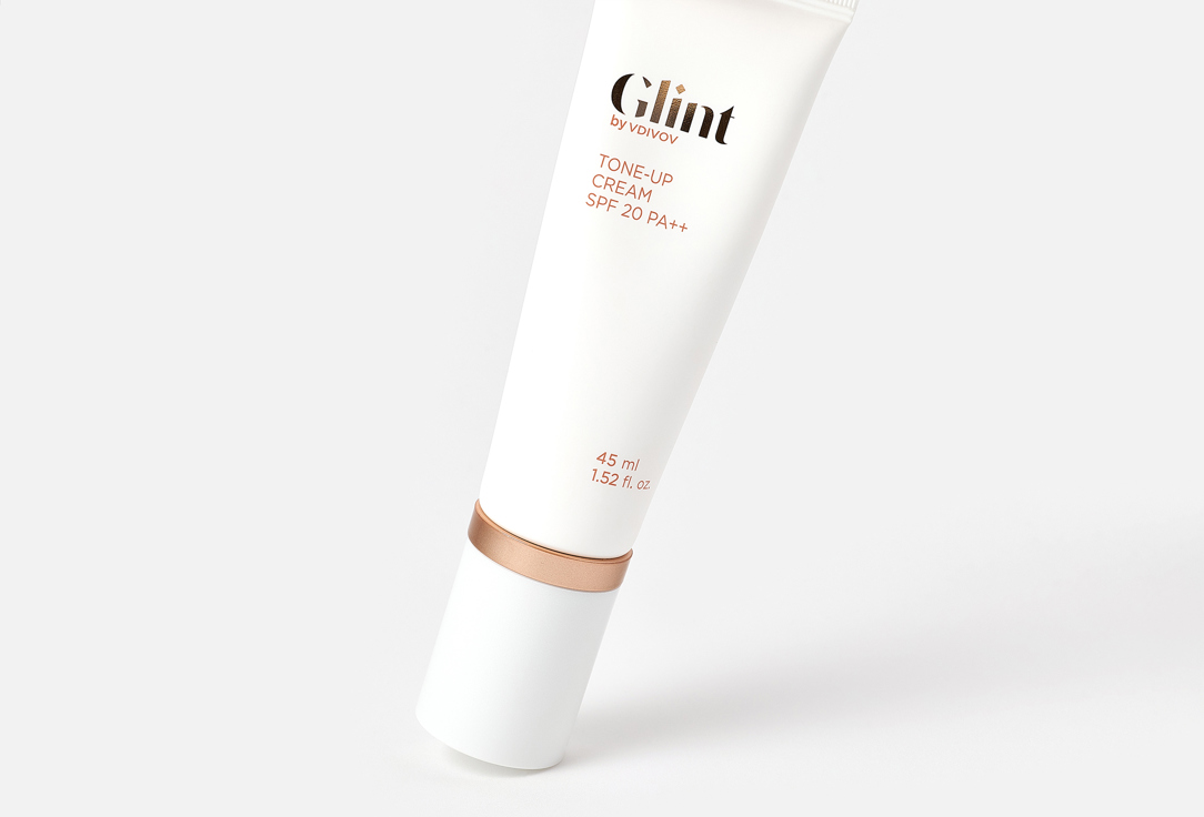 Glint Moisturizing & Smoothing Face Сream SPF20 PA++ Tone-up Cream 45 ml Glint Moisturizing & Smoothing Face Сream SPF20 PA++ Tone-up Cream