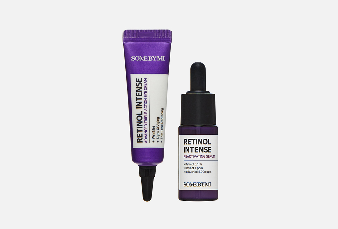 SOME BY MI Reactivating Serum & Wrinkle-Reapir Eye Cream Kit Retinol intense 2 pcs SOME BY MI Reactivating Serum & Wrinkle-Reapir Eye Cream Kit Retinol intense
