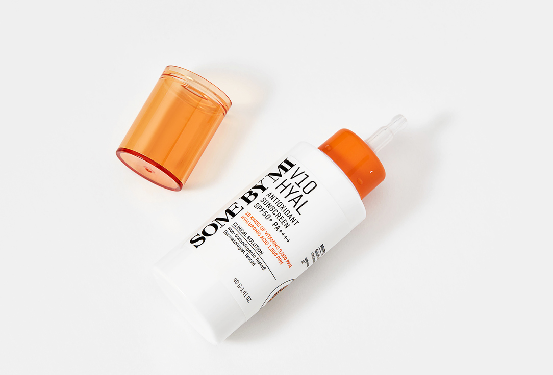 SOME BY MI Солнцезащитный крем для лица  SPF 50+ V10 HYAL ANTIOXIDANT