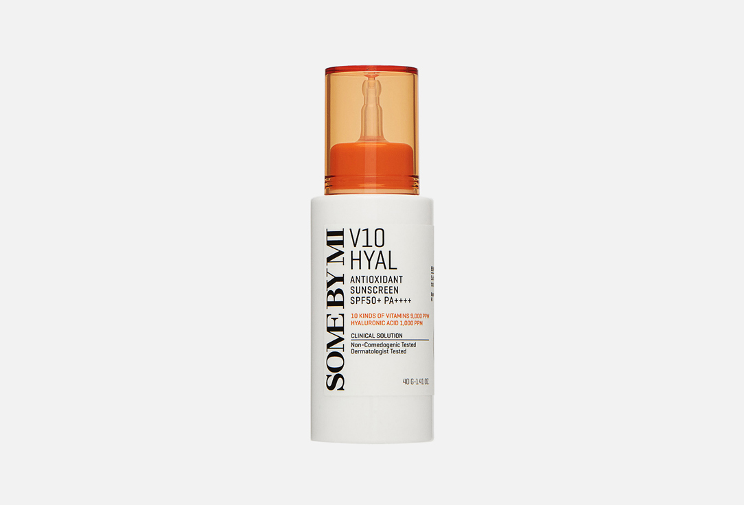 SOME BY MI Солнцезащитный крем для лица  SPF 50+ V10 HYAL ANTIOXIDANT
