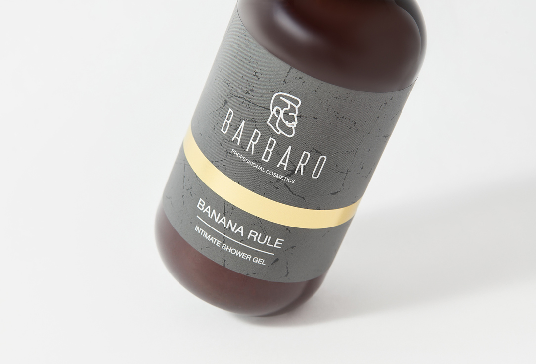 BARBARO Intimate Shower Gel banana rule 250 ml BARBARO Intimate Shower Gel banana rule