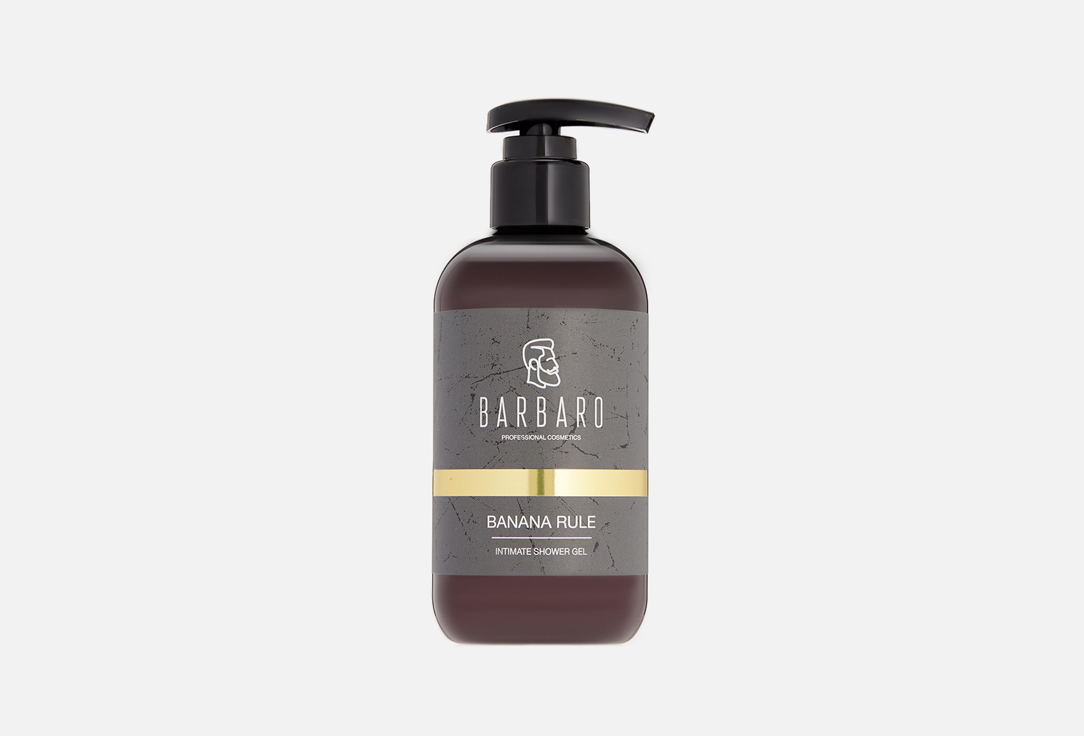 BARBARO Intimate Shower Gel banana rule 250 ml BARBARO Intimate Shower Gel banana rule
