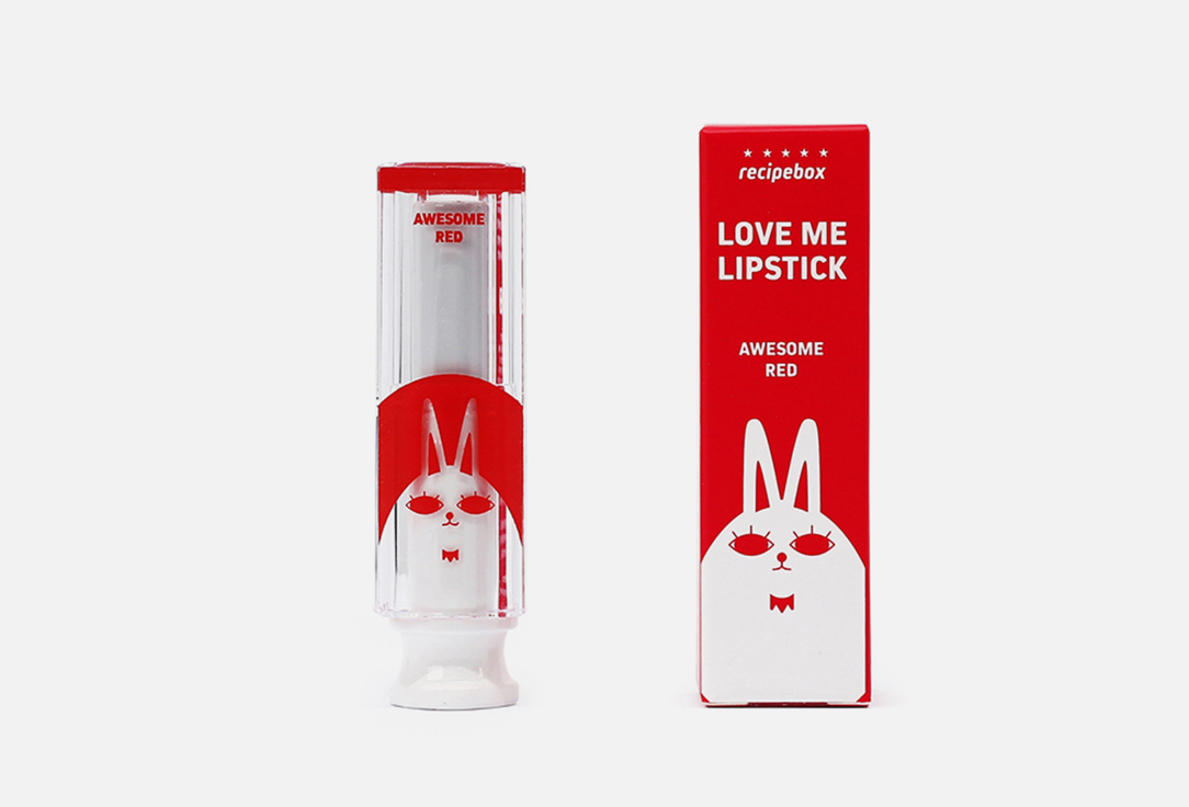 Recipebox Kids Lipstick Love me lipstick Awesome red 3 Recipebox Kids Lipstick Love me lipstick
