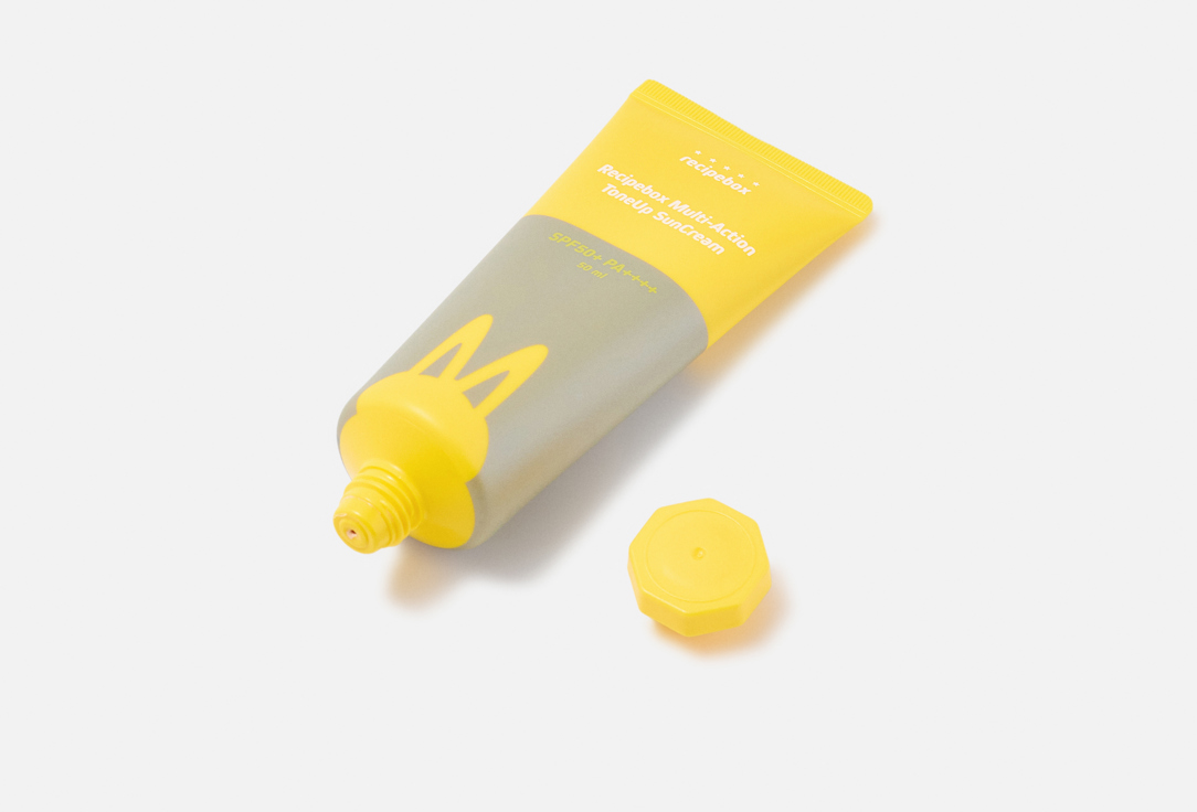 Recipebox Sunscreen Cream SPF50+ PA++++ Multi-action tone up 50 ml Recipebox Sunscreen Cream SPF50+ PA++++ Multi-action tone up