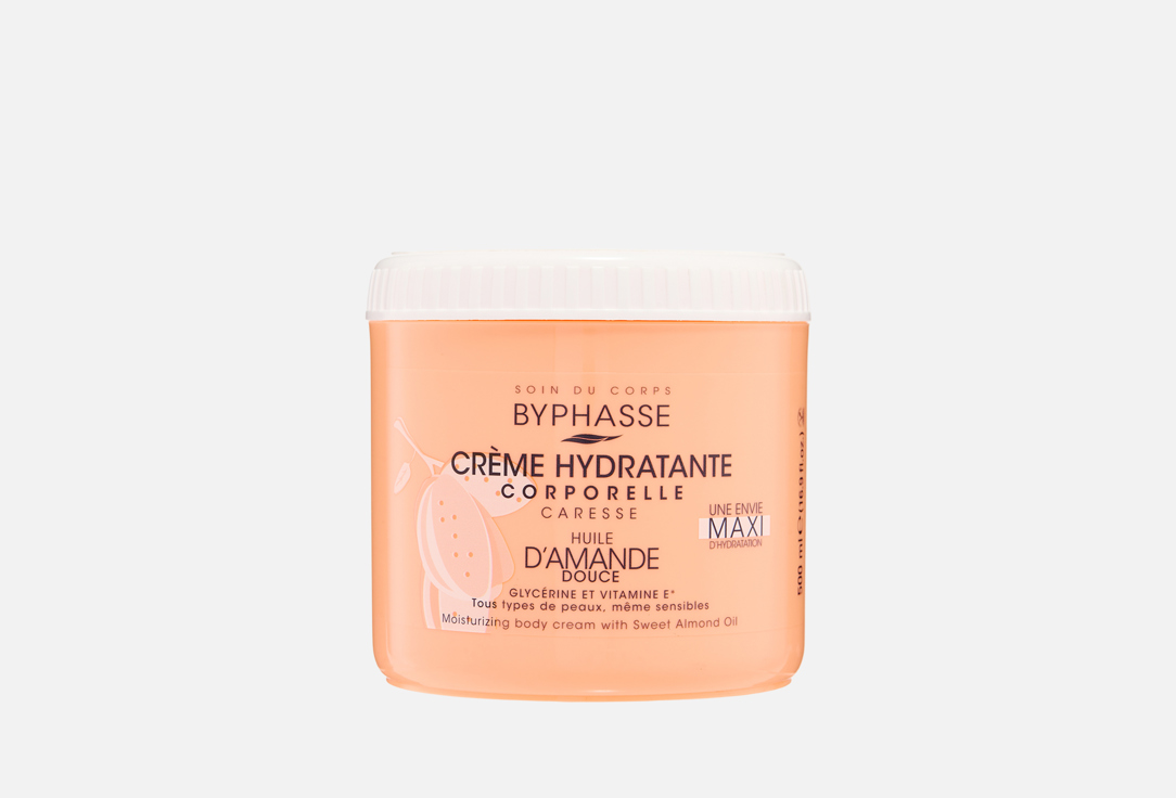 BYPHASSE Moisturizing Body Cream Sweet Almond Oil