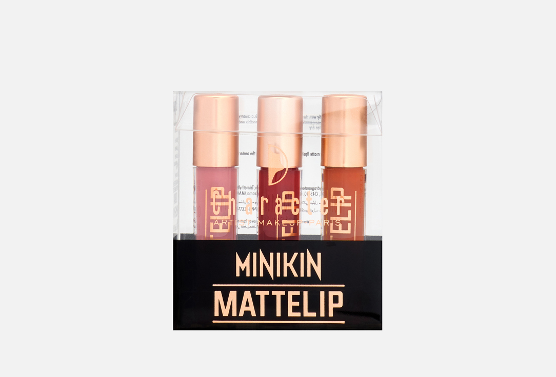 Character Lip gloss set Minikin 201 3 pcs Character Lip gloss set Minikin