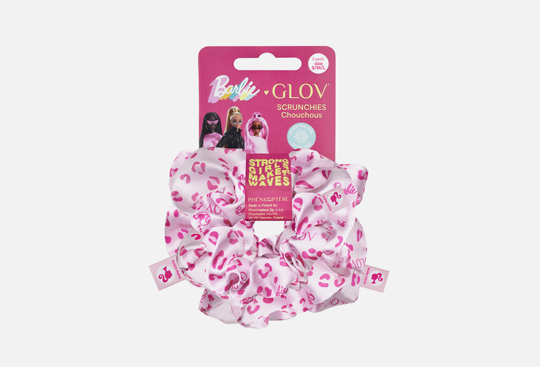 Glov Набор резинок s/m/l sizes Pink panther 3 шт Glov Набор резинок s/m/l sizes