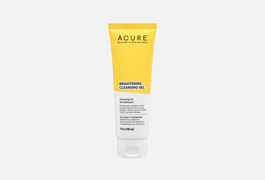 Acure Facial Cleansing Gel Brilliantly Brightening 120 ml Acure Facial Cleansing Gel Brilliantly Brightening
