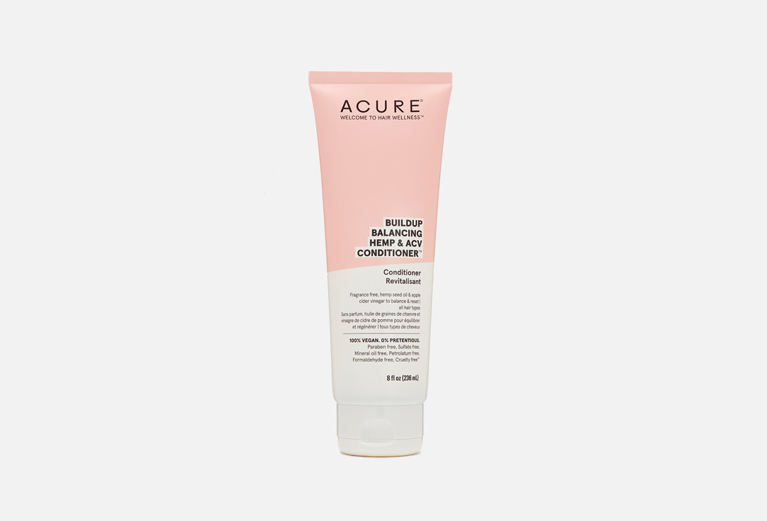 Acure Regulating Conditioner Buildup Balancing Hemp & ACV 250 ml Acure Regulating Conditioner Buildup Balancing Hemp & ACV