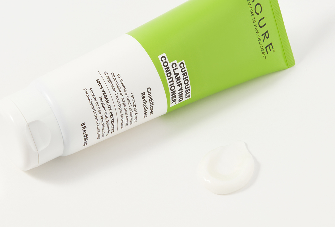 Acure Moisturizing Conditioner Curiously Clarifying Lemongrass 250 ml Acure Moisturizing Conditioner Curiously Clarifying Lemongrass