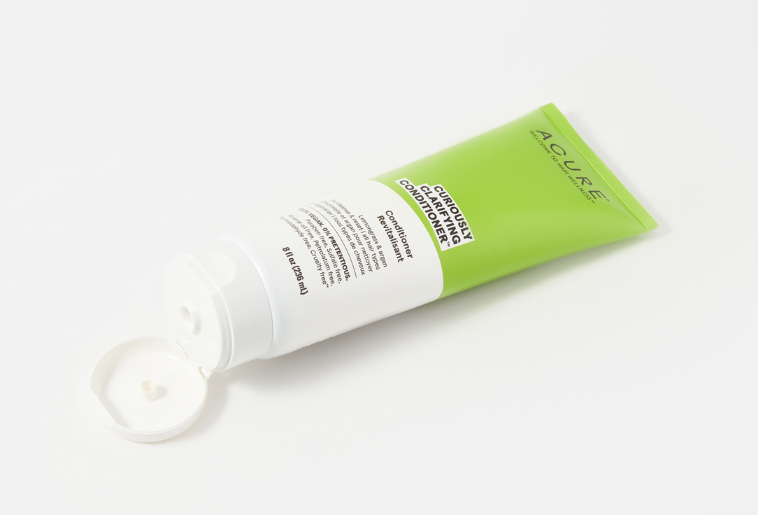 Acure Moisturizing Conditioner Curiously Clarifying Lemongrass 250 ml Acure Moisturizing Conditioner Curiously Clarifying Lemongrass