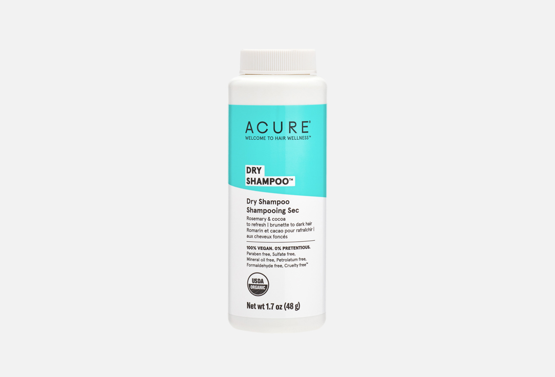 Acure Color-tinted Dry Shampoo Dry Shampoo For Brunette to Dark Hair 48 g Acure Color-tinted Dry Shampoo Dry Shampoo For Brunette to Dark Hair