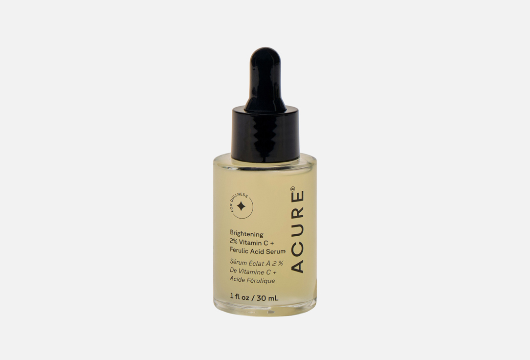 Acure Reviving Oil-Free Facial Serum Brightening Vitamin C & Ferulic Acid