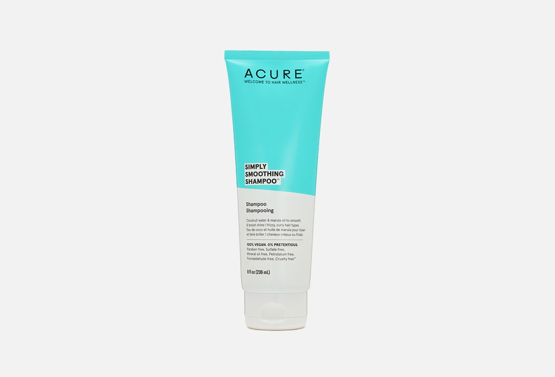 Acure Nourishing Shampoo Simply Smoothing Coconut 250 ml Acure Nourishing Shampoo Simply Smoothing Coconut