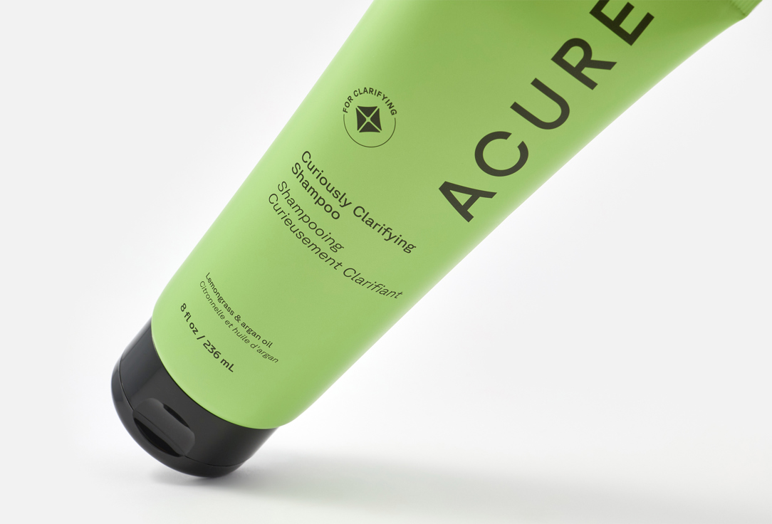 Acure Gentle Shampoo Curiously Clarifying Lemongrass 250 ml Acure Gentle Shampoo Curiously Clarifying Lemongrass