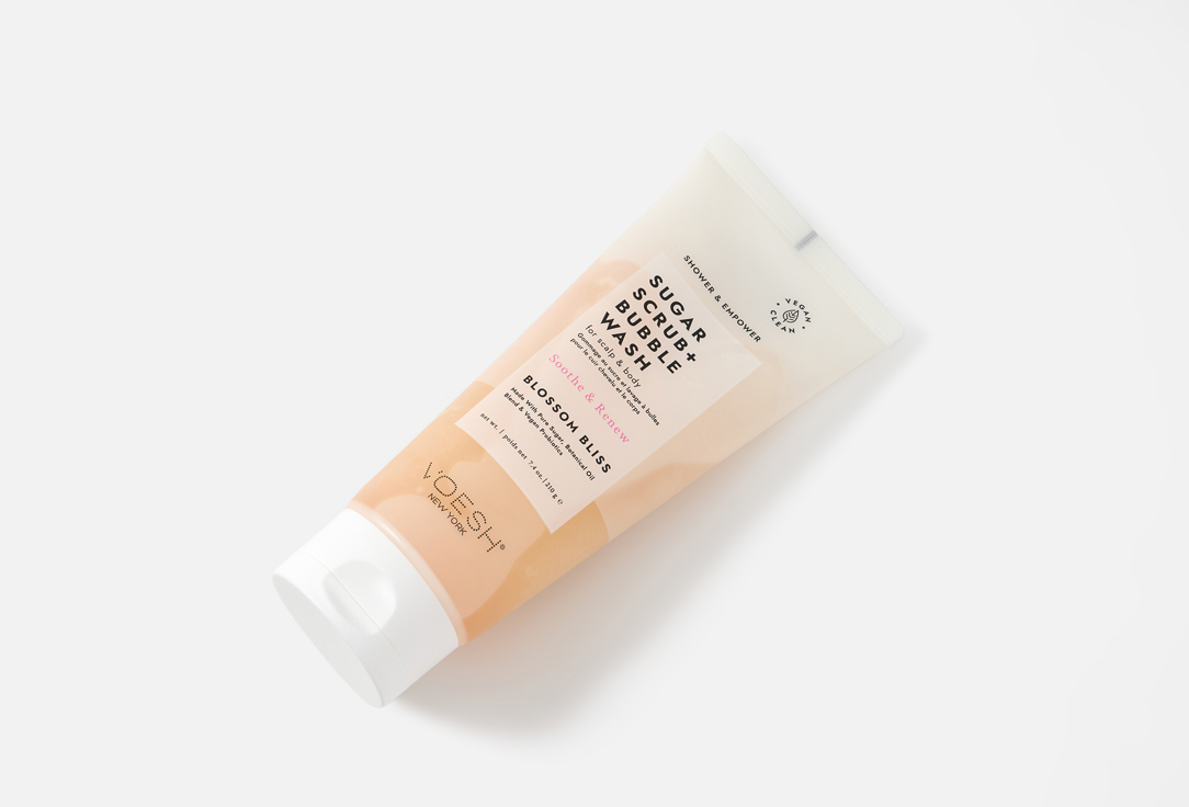 Voesh 2-in-1 Body Scrub & Body Wash Scalp & Body Scrub Blossom Bliss
