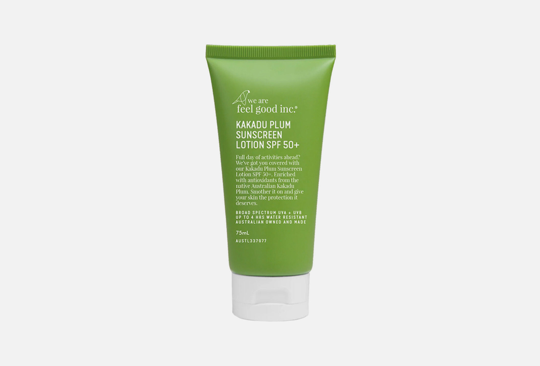 We are feel good inc. Sunscreen lotion SPF50+ Kakadu plum