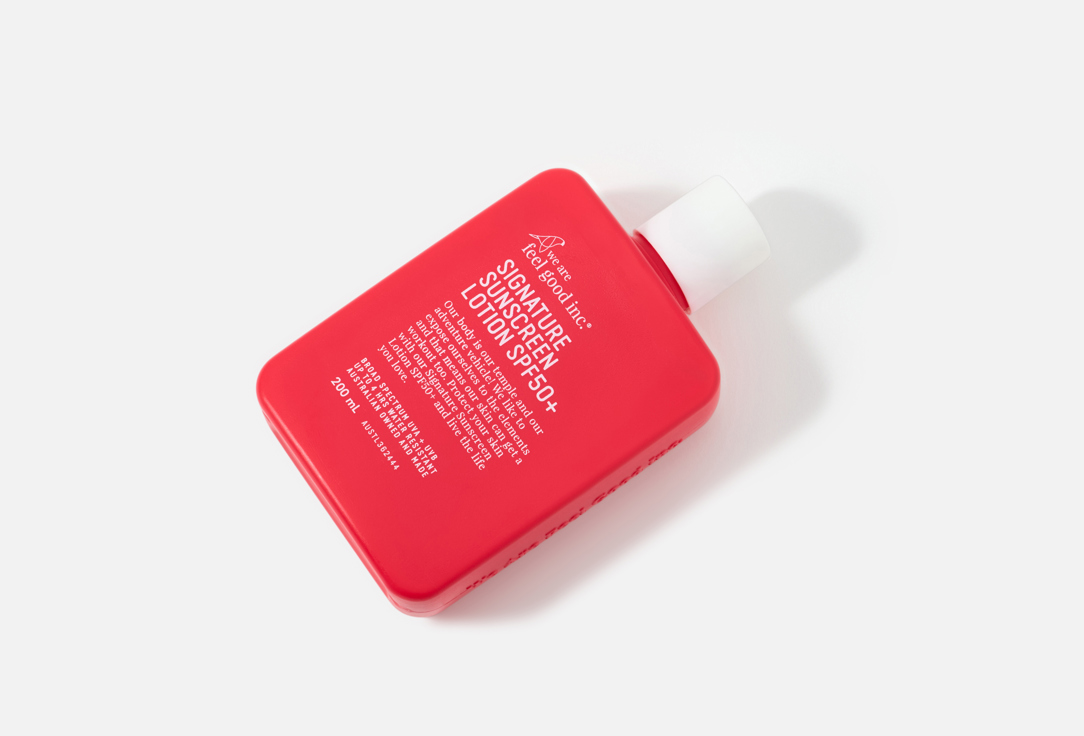 We are feel good inc. Sunscreen lotion SPF50+ Signature