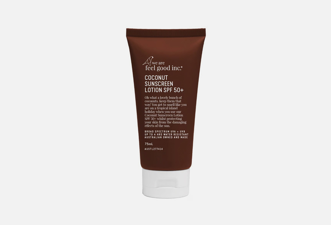 We are feel good inc. Sunscreen lotion SPF50+ Coconut