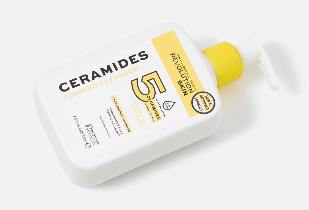 REVOLUTION SKINCARE pore-refining cleanser for normal & oily skin Ceramides Foaming Cleanser