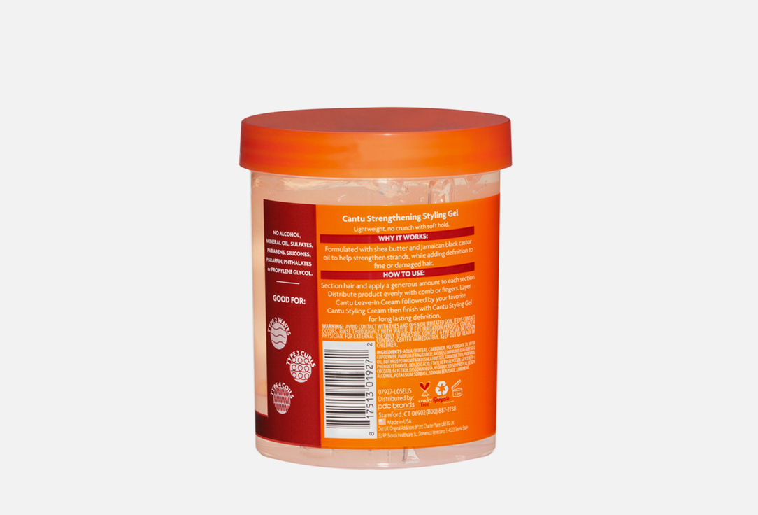 CANTU Hair Styling Gel Jamaican Black Castor Oil Gel