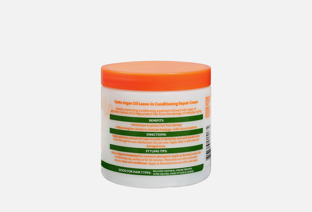 CANTU Leave-In Repairing Hair Cream Argan Oil 453 g CANTU Leave-In Repairing Hair Cream Argan Oil