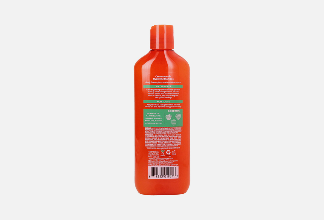 CANTU Moisturizing Shampoo Avocado Sulfate-Free Shampoo 400 ml CANTU Moisturizing Shampoo Avocado Sulfate-Free Shampoo