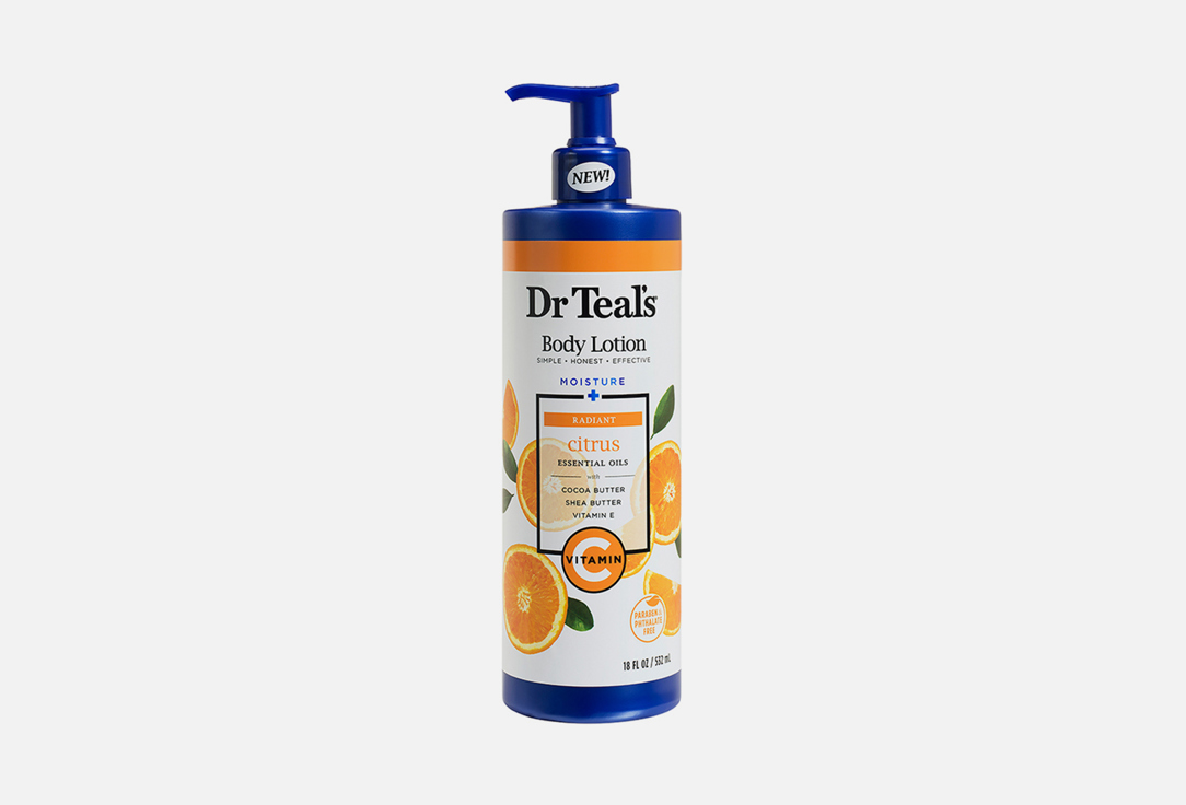 DR TEALS Body lotion 24 Hour Moisture + Radiant 532 ml DR TEALS Body lotion 24 Hour Moisture + Radiant