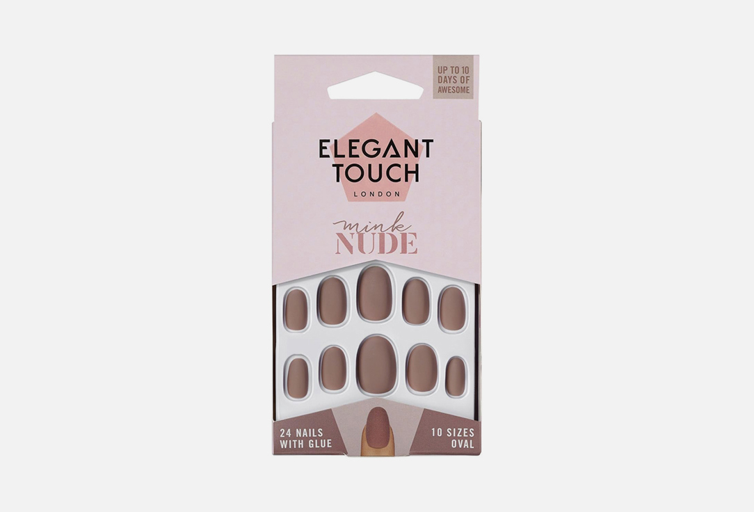 ELEGANT TOUCH False Nails Nude Collection Mink 24 pcs ELEGANT TOUCH False Nails Nude Collection