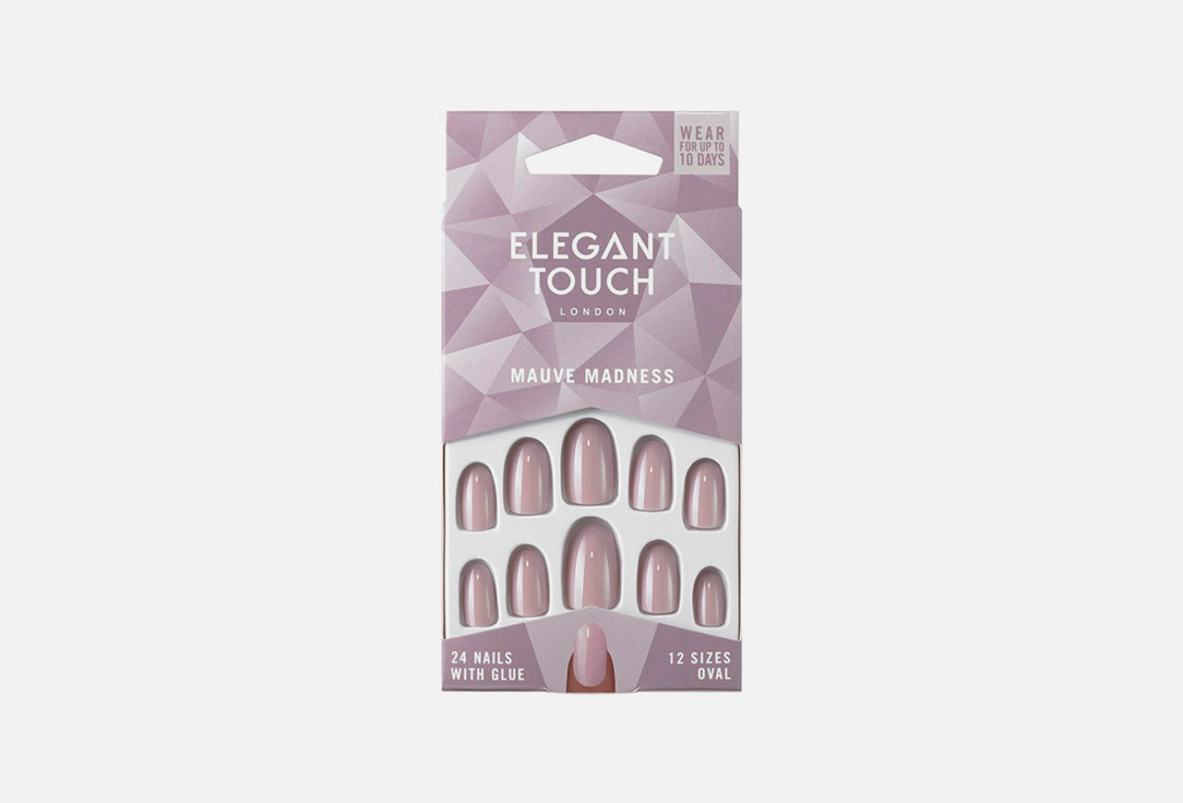 ELEGANT TOUCH False Nails Color Nails Mauve madness 24 pcs ELEGANT TOUCH False Nails Color Nails