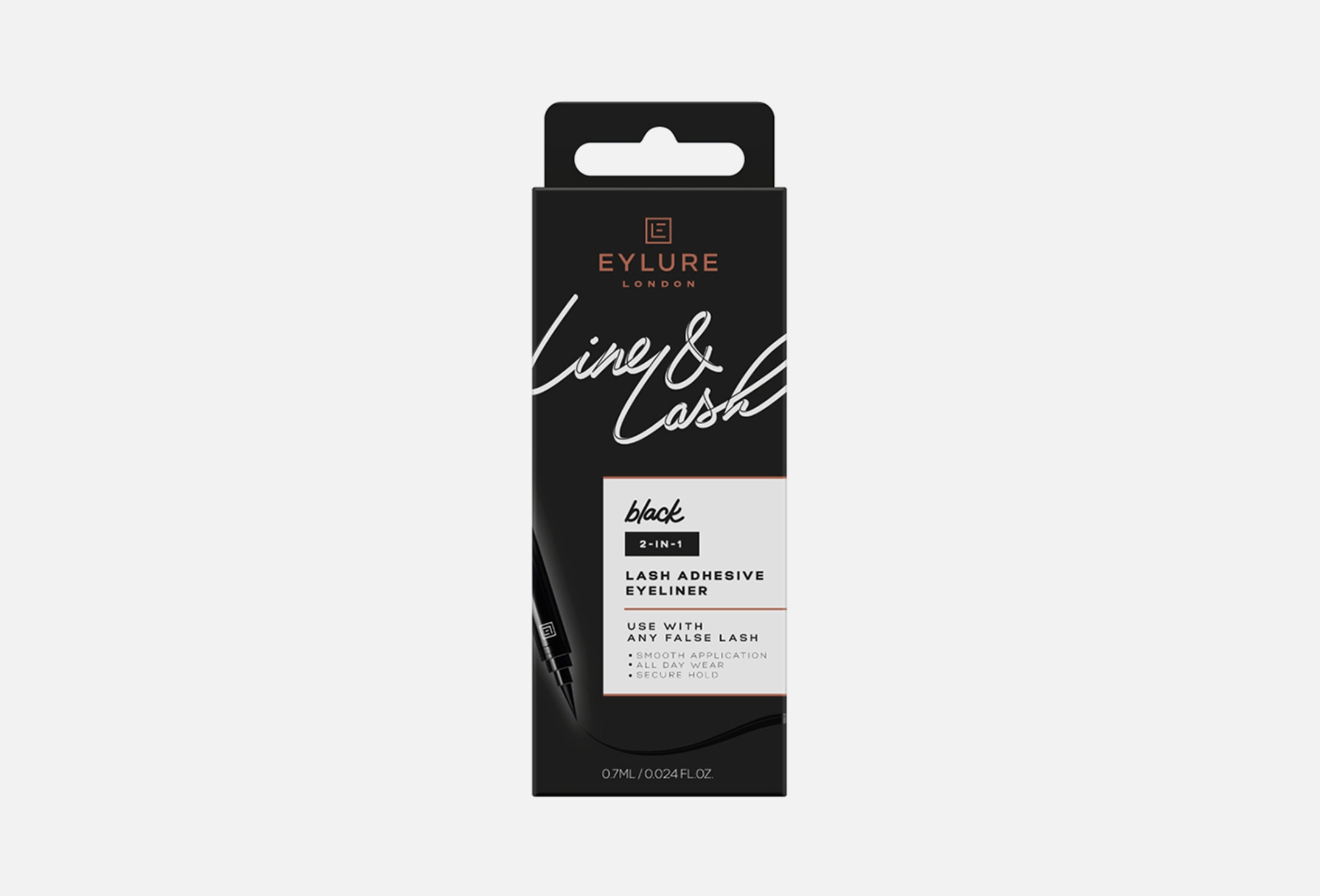 LINE & LASH  Black