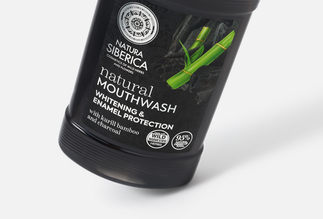 Natura Siberica Ополаскиватель для полости рта Natural Mouthwash with BAMBOO CHARCOAL
