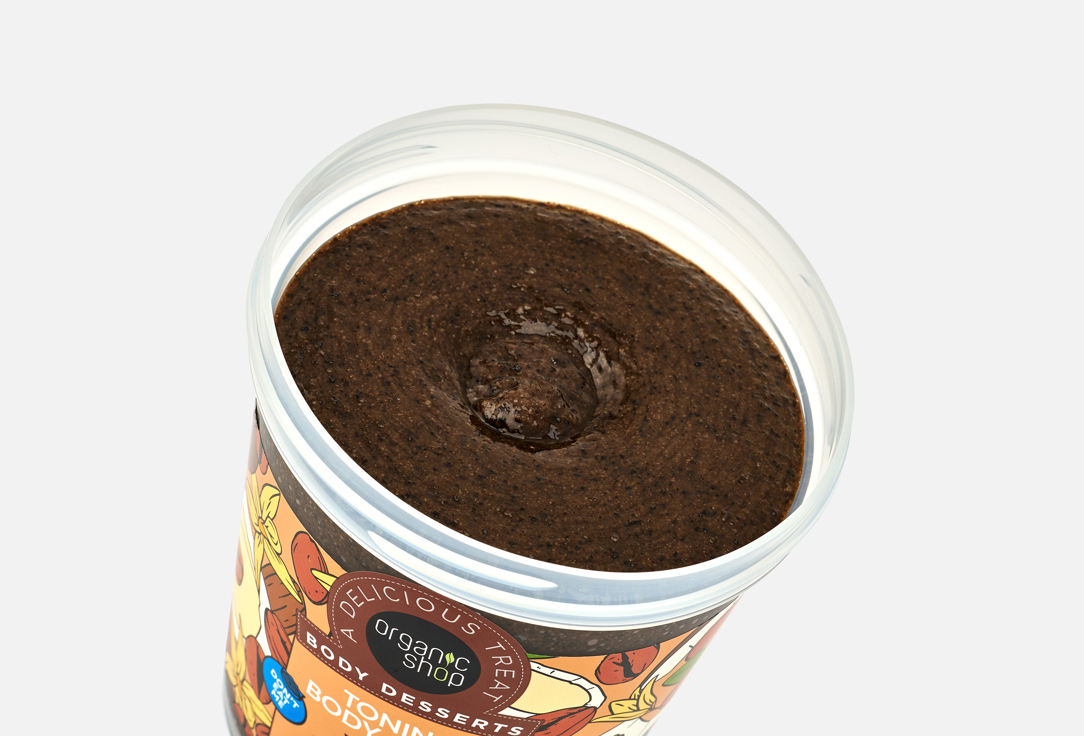 Organic Shop Toning Body Scrub Body Desserts Vanilla Latte