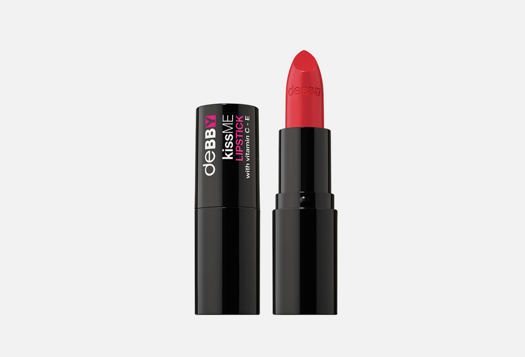 Debby Creamy Lipstick Kiss me with vitamin c - e 07, Atomic coral 4.5 g Debby Creamy Lipstick Kiss me with vitamin c - e